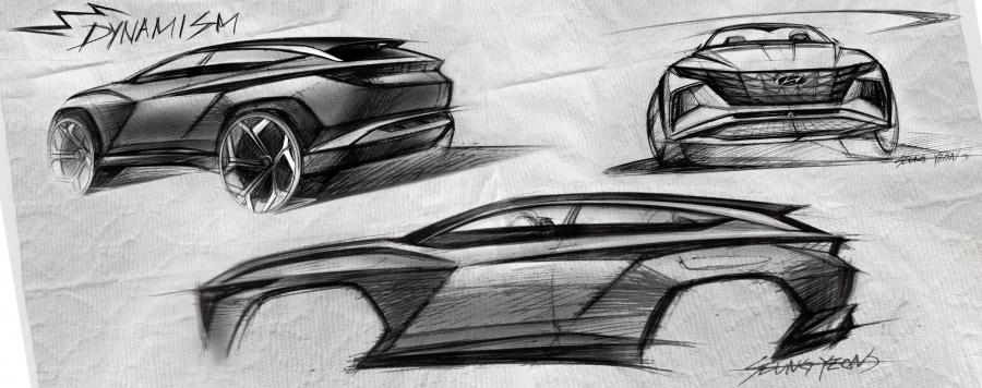 Эскиз Hyundai Vision T Concept 2019 года  (фото 76 из 82)